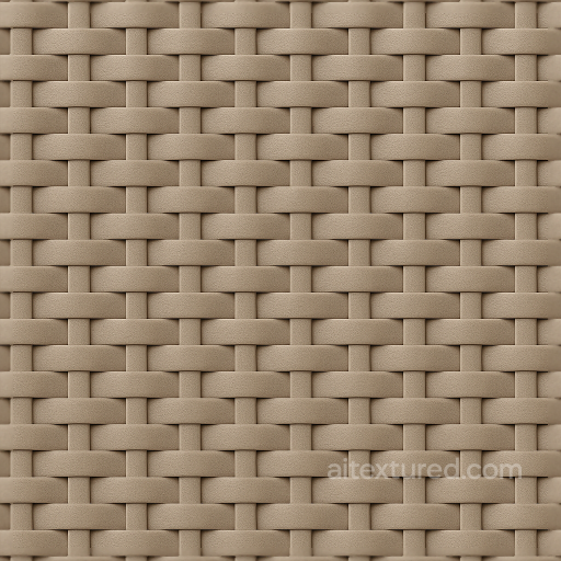 Woven Effect Molded Plastic Surface seamless Furniture Plastic PBR texture