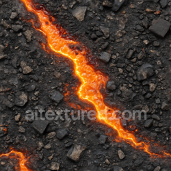seamless Seamless 3d texture of molten metal and burnt debris from intense explosion in photorealistic 8k pbr texture 8k free download PBR