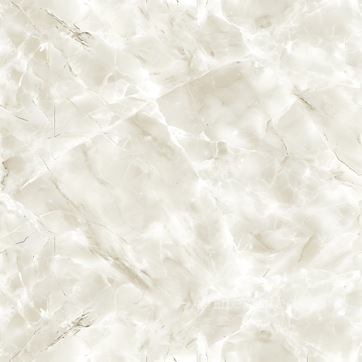 Clear White Natural Marble PBR Texture with Subtle Veins and Polished Finish seamless Marble PBR texture
