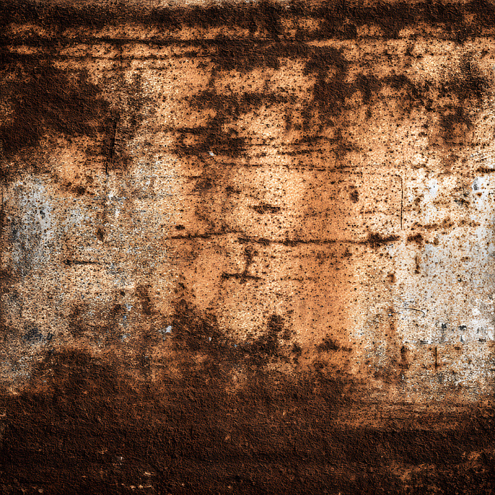 Rusty Metal with Cracks and Corrosion Patterns seamless PBR texture preview