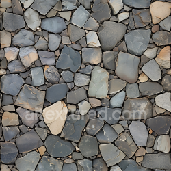 seamless Seamless 3D Weathered Stone Wall PBR Texture with Natural Irregular Slate Blocks texture 8k free download PBR