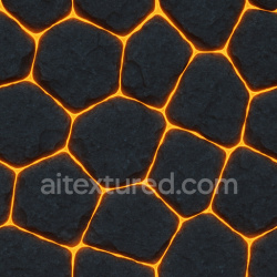 seamless Glowing Basalt Seamless Texture texture 1024x1024 free download PBR