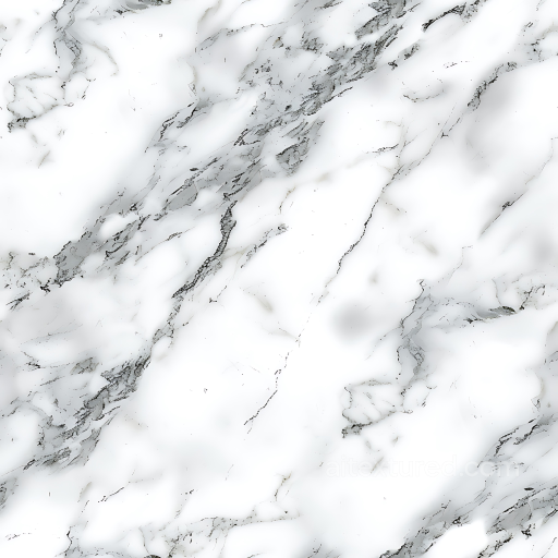Carrara-Style White Marble PBR Texture with Delicate gray Veins seamless Marble PBR texture