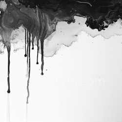 seamless Seamless 3D Alcohol Ink PBR Texture with Black Drips and White Negative Space texture 8k free download PBR