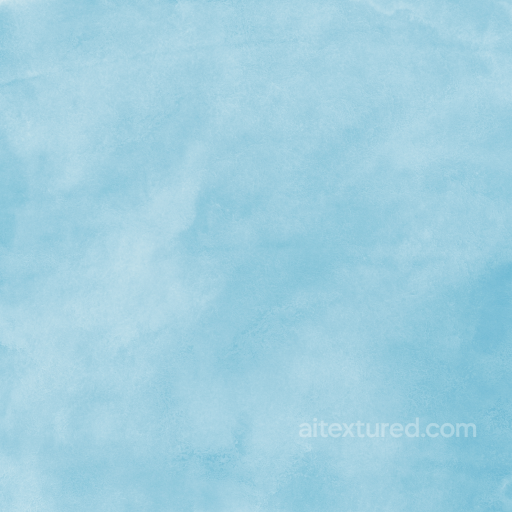 Blue Watercolor Texture with Soft Cloud-like Pattern seamless Watercolor texture PBR texture