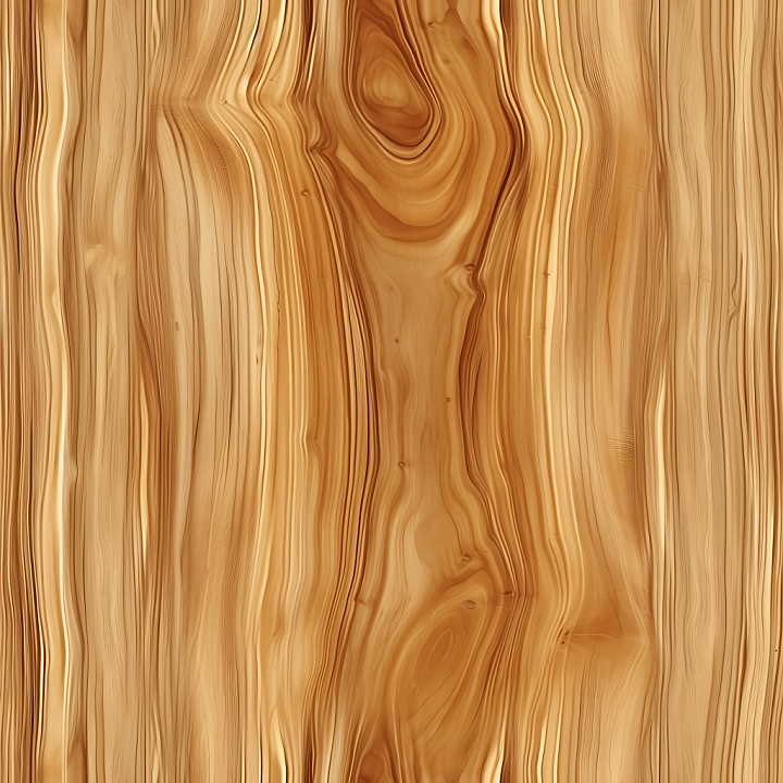 Natural Pine Wood with Bold Grain Patterns seamless PBR texture preview
