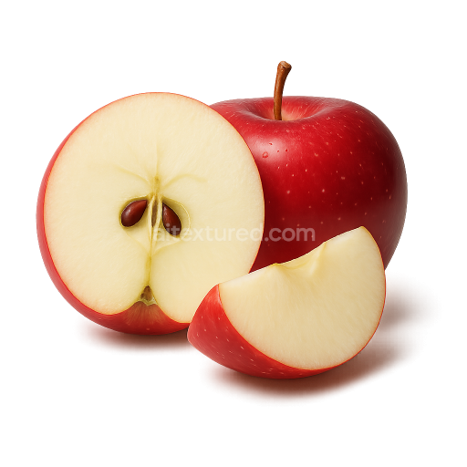 Sliced Red Apple