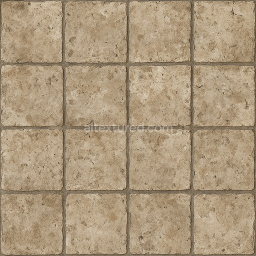 Weathered Floor Tiles Seamless Texture