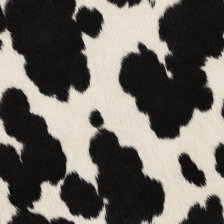 Cowhide seamless PBR texture preview