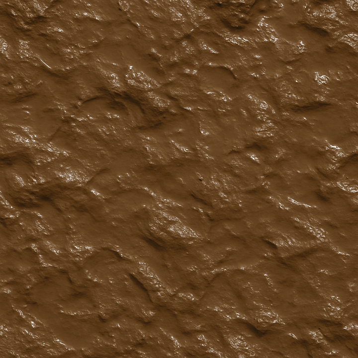 Polished Wet Soil seamless PBR texture preview
