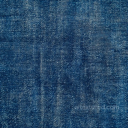Cracked Denim Fabric PBR Texture with Blue Faded Detail seamless Denim jeans PBR texture