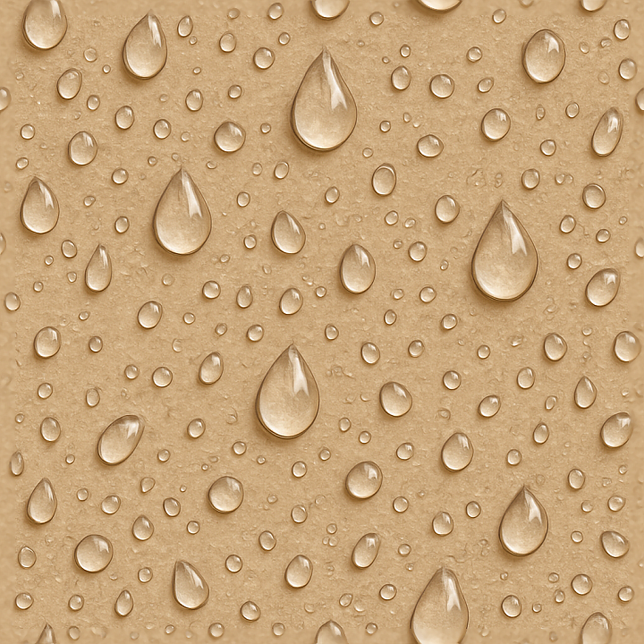 Tear Drop Shaped Droplets On Wet Skin seamless PBR texture preview