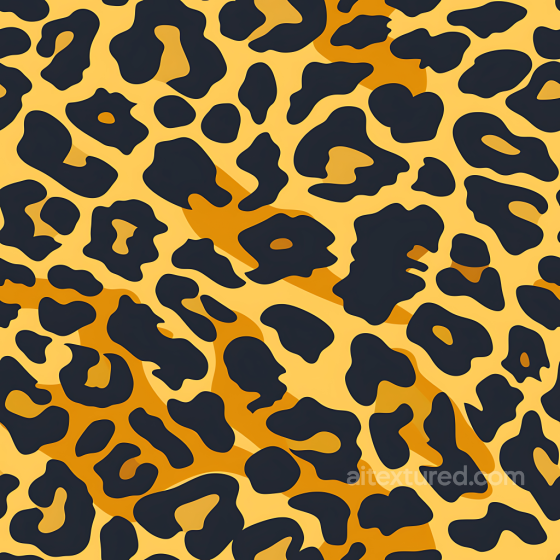 Leopard Print Camouflage PBR Texture with Stylized Organic Spots Color Camouflage texture preview