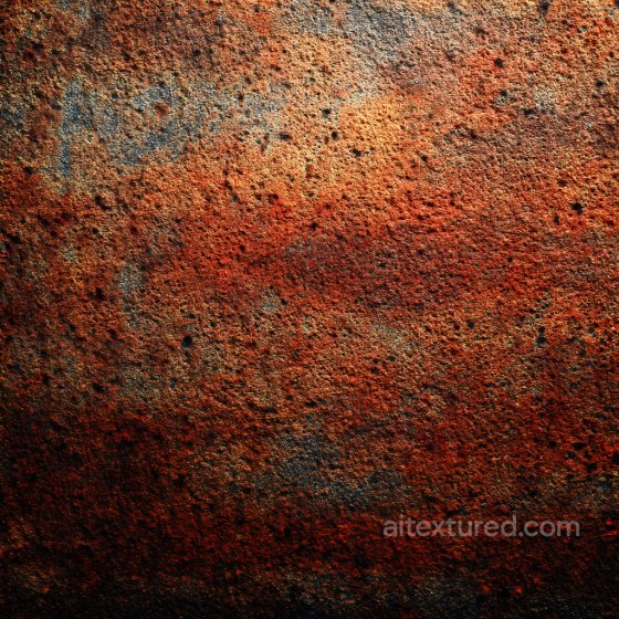 Rusty Metal Texture Featuring Corrosion Holes and Pitted Surface Rust texture preview