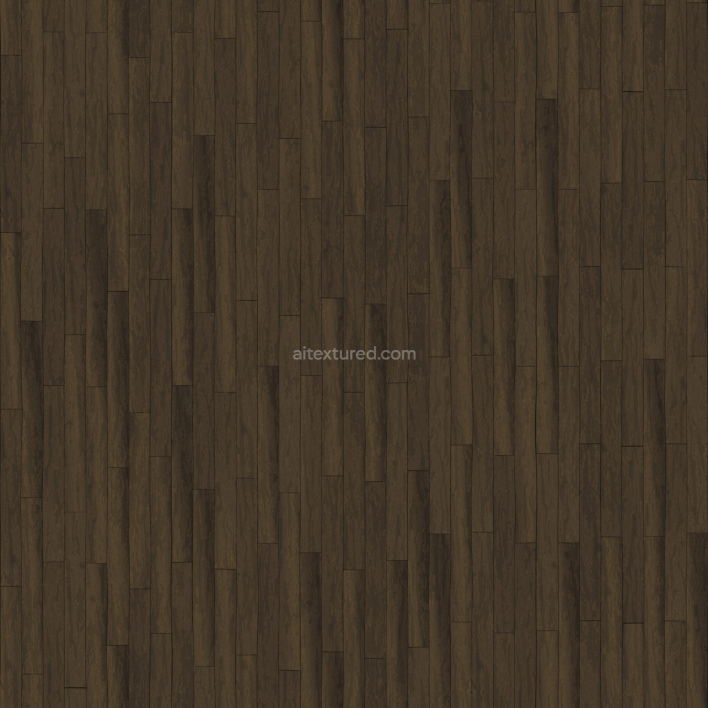 Seamless dark wood floor texture for 3D projects