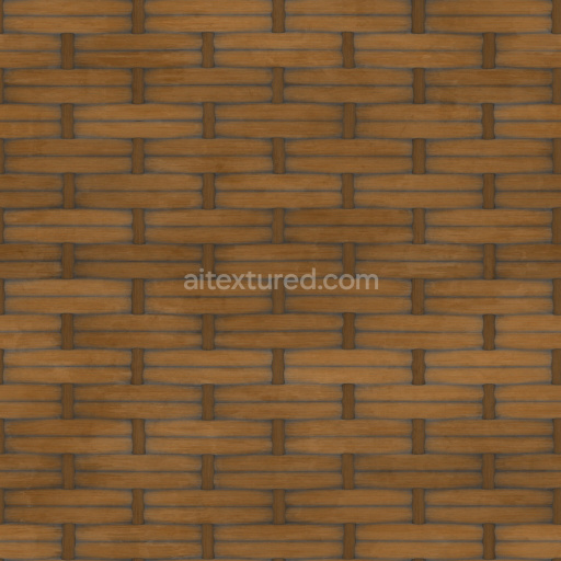 Wicker Seamless Texture Pbr Wood Natural Woven Brown Tileable Highres