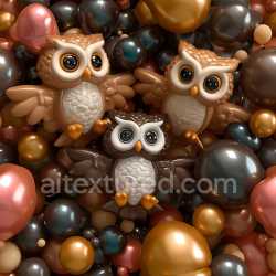 seamless Seamless 3D Inflated Vinyl Toy Surface PBR Texture with Glossy Balloon Spheres texture 8k free download PBR