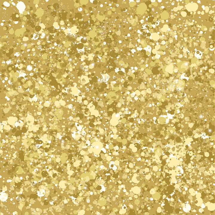 Gold Glitter with Sparkling Bokeh Highlights seamless PBR texture preview