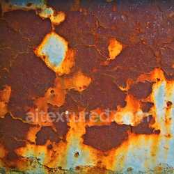 seamless Seamless 3D PBR Texture of Rusty Cracked Metal with Holes and Flaking Paint texture 8k free download PBR
