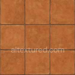 seamless Natural Terracotta Tile Texture Seamless texture 8k free download PBR