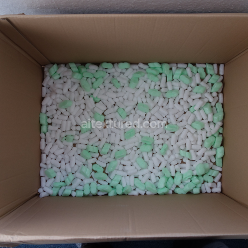 PBR Packing Foam Texture in a Cardboard Box for 3D Applications