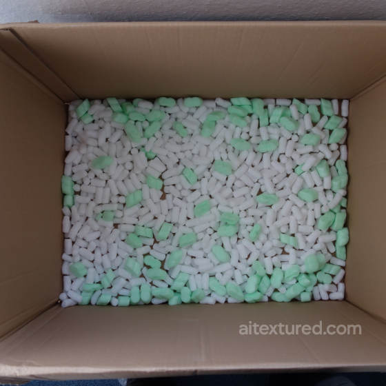 PBR Packing Foam Texture in a Cardboard Box for 3D Applications Plastic texture preview