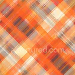 seamless Seamless 3D PBR Plaid Texture Featuring Warm Orange and Beige Overlapping Blocks texture 8k free download PBR