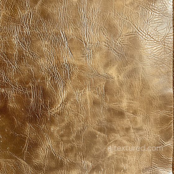 Distressed Tan Brown Leather PBR Texture with Wrinkles and Grain Leather texture preview