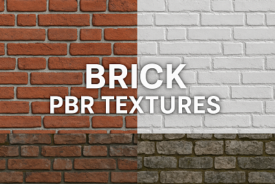 Brick Seamless PBR Textures – Free 4K PNG Materials for Architecture and Games