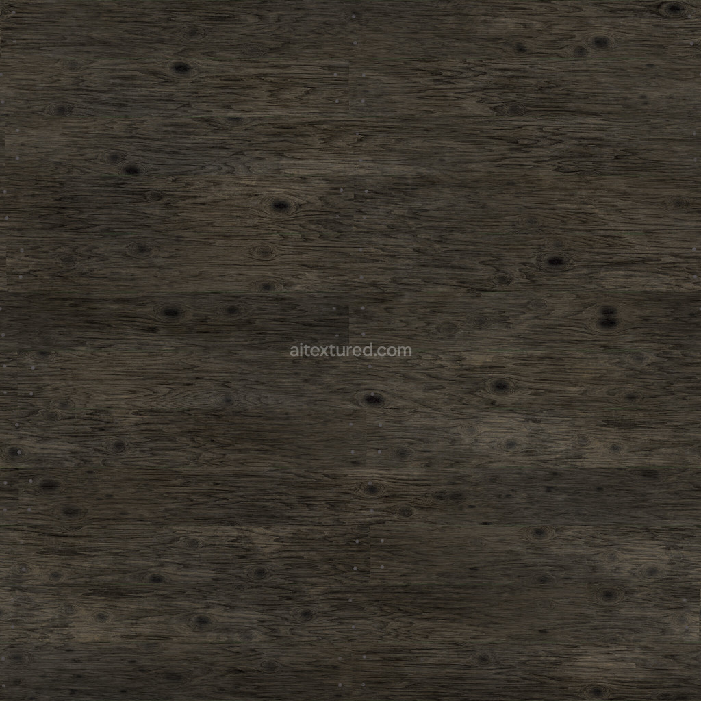 Seamless dark wood planks PBR texture for 3D design