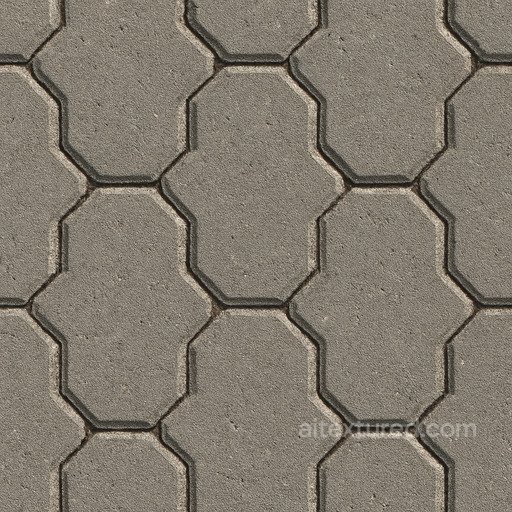 Paver Concrete Blocks Beveled Edges seamless Concrete PBR texture