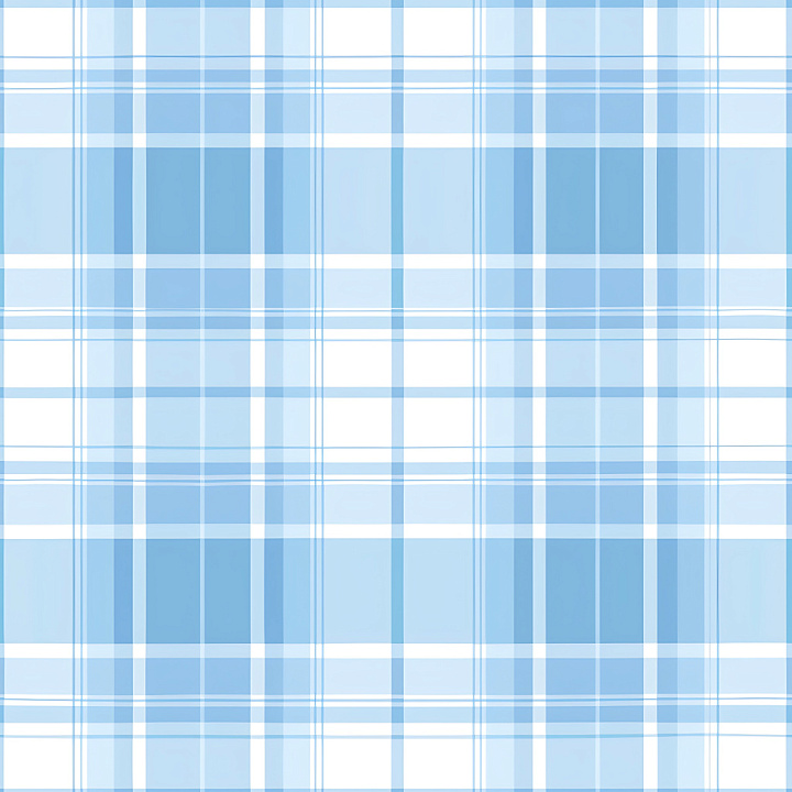 Light Blue and White Plaid Fabric seamless PBR texture preview