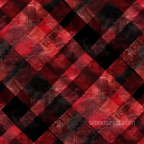 Plaid Metal PBR Texture with Red and Black Pattern Plaid texture preview