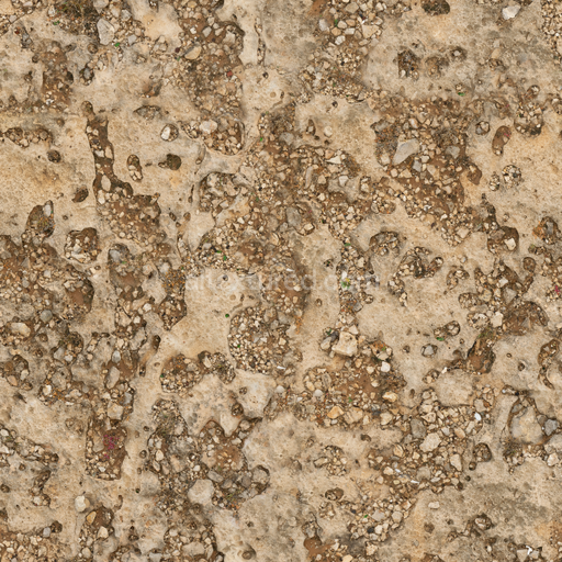 Coral Mud Coral — Coral Ground Costal Stones Gravel Gravelly — PBR seamless 3D texture