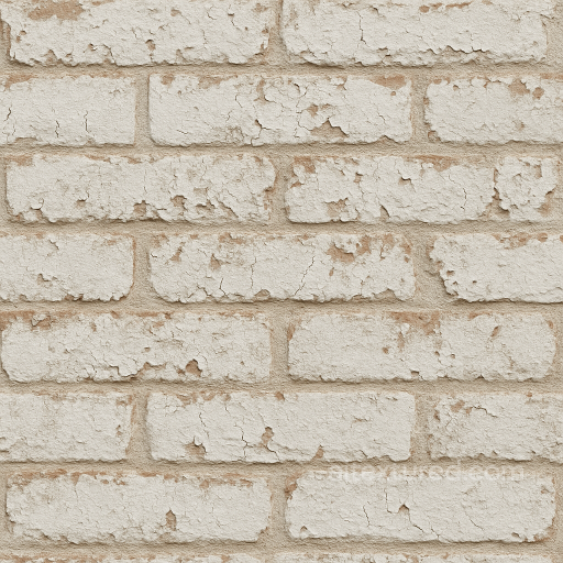 Painted Brick Surface With Weathered Effect Surfaces, smooth, rough texture preview