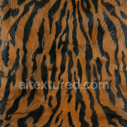 seamless Seamless 3D PBR Leather Texture with Tiger Stripe Pattern and Glossy Finish texture 8k free download PBR