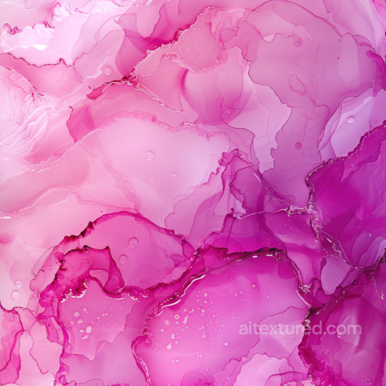 Alcohol Ink PBR Texture with Pink and Purple Fluid Marbling Alcohol ink texture preview