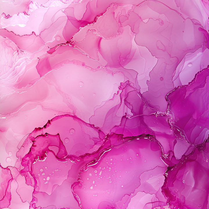 Alcohol Ink with Pink and Purple Fluid Marbling seamless PBR texture preview