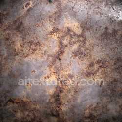 seamless Seamless 3D Rusty Metal PBR Texture with Corrosion Craters and Rough Surface texture 8k free download PBR