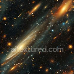 seamless Seamless 3D Space PBR Texture Featuring Glowing Galaxy Clouds and Dynamic Starfield texture 8k free download PBR