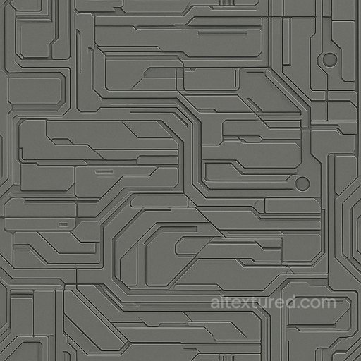Fine Futuristic Panel Seamless Texture seamless Sci-fi PBR texture