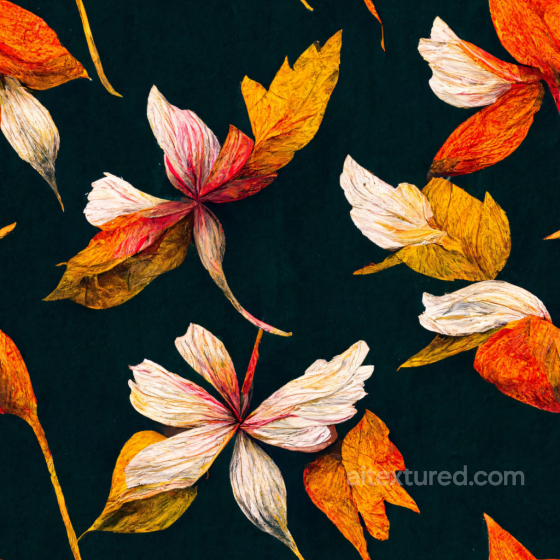 Autumn Leaves Seamless Texture with Vibrant Warm Tones and Natural Veining Autumn Leaves texture preview