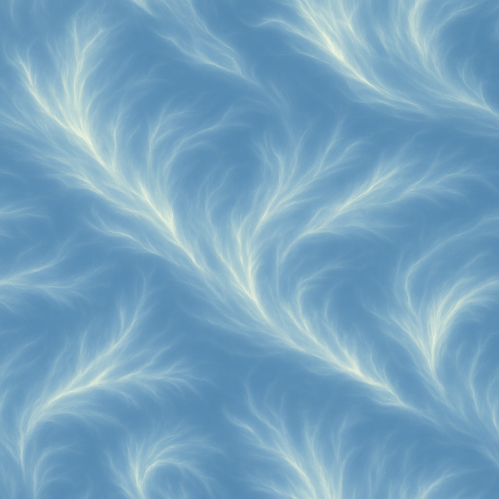 Glowing Cirrus seamless PBR texture preview