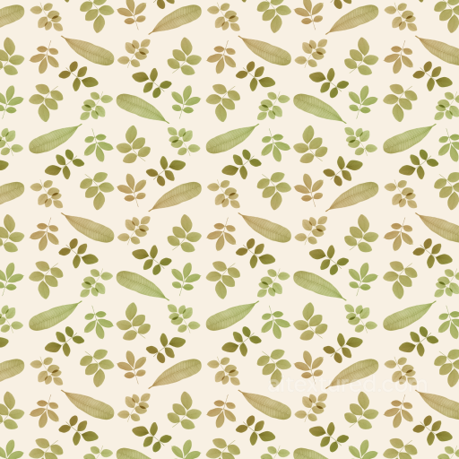 Delicate Wild Flower Leaf Pattern in Soft Earth Tones Seamless Texture seamless Wild Flower PBR texture