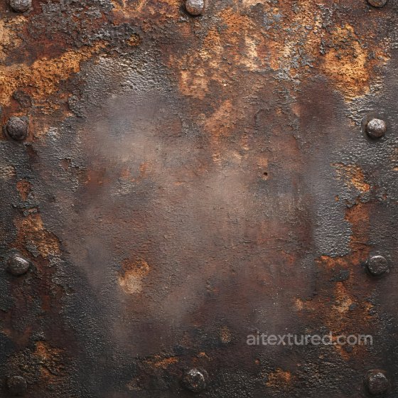 Rusted Metal Texture with Cracks, Holes, and Weathered Patina Rust texture preview