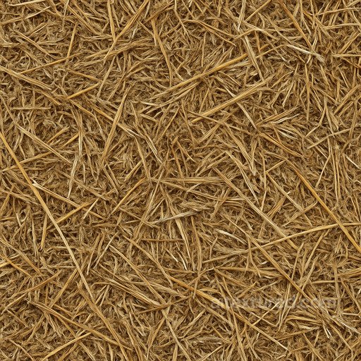Coarse Straw Seamless Texture seamless Hay-straw PBR texture