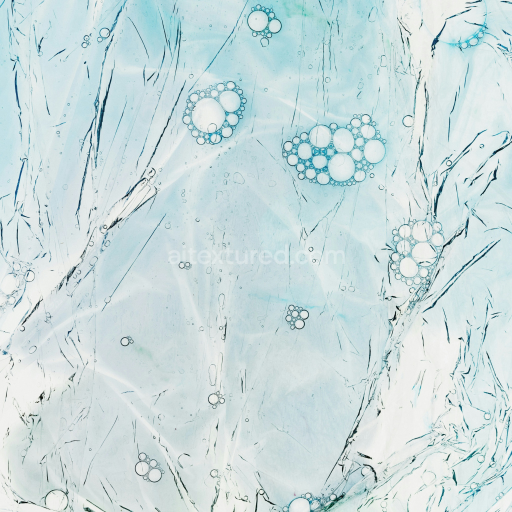 Preview — Seamless PBR Ice Texture Featuring Bubbles and Cracks