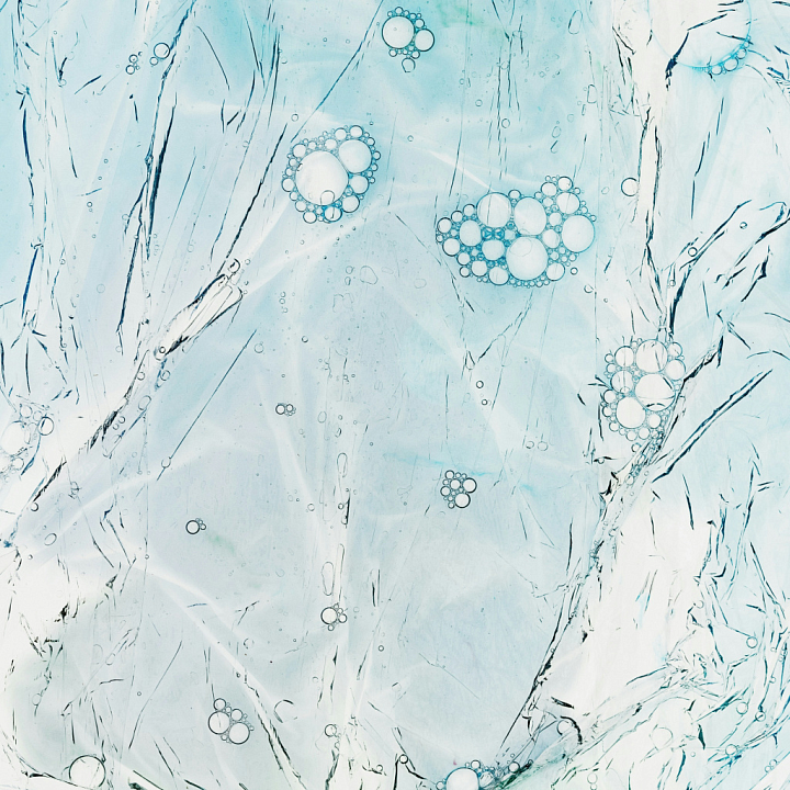 Ice Featuring Bubbles and Cracks seamless PBR texture preview