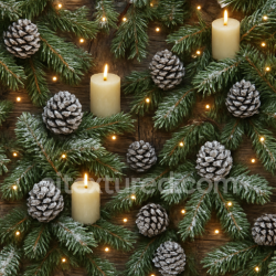 seamless Seamless 3d texture pbr 8k green pine needles winter surface texture 8k free download PBR