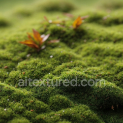 seamless Lush Green Moss Texture for Ground Surfaces in 4K PBR texture 8k free download PBR